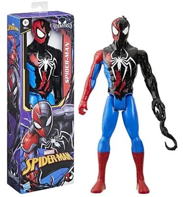 Produktbild von Spider-Man VenomVersus 30 cm große Figur. Titan Hero Serie. Marvel Spider-Man VenomVersus. Ab 4 Jahren.