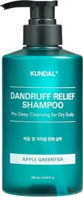 Image de Shampoing antipelliculaire KUNDAL Apple Greentea, 500 ml