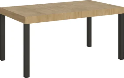 Produktbild von Ausziehbarer Tisch 90x160/420 cm Everyday Gestell Eiche Natur Anthrazit