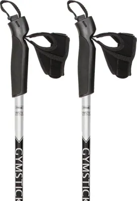 Image de Gymstick Go Walker Bâtons Noir,Argent 110 cm Hommes,Femmes Noir,Argent 110 cm