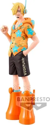 Image de Figurine One Piece Sanji, 17 cm, série Grandline à collectionner