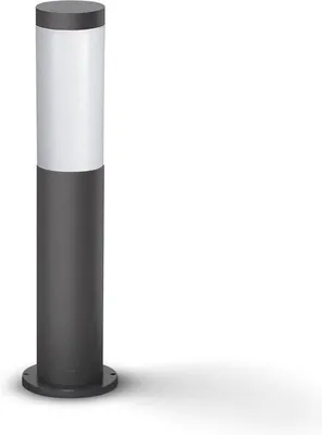 Image de Luminaire d'extérieur 45 cm, blanc froid, IP44, résistant aux intempéries, 20 W, anthracite, éclairage de jardin