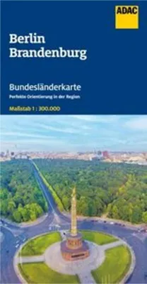Zdjęcie produktu dla Mapa krajów związkowych ADAC Niemcy 05 Berlin, Brandenburgia 1:300 000