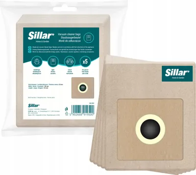 Obrázok produktu pre Sillar 5x vrecká do vysávača pre Dirt Devil M3210 Popster DD7014-7 DD7014-8 Papierové vrecká