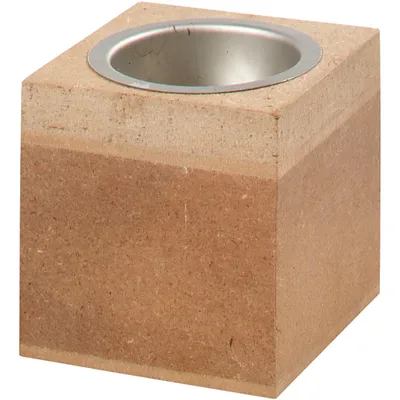 Image de Waxinelichthouder Hout, 6cm