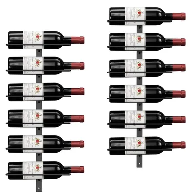 Produktbild von Wandhalterung für 12 Weinflaschen und Champagnerflaschen