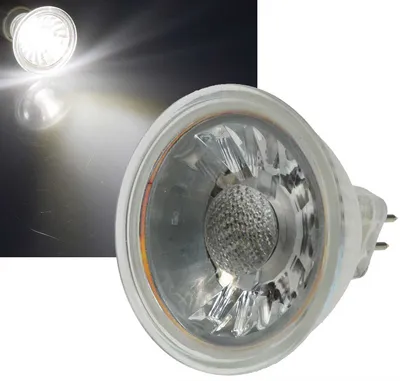 Produktbild von ChiliTec LED Strahler MR16 H50 COB 1 COB, 4000k, 420lm, 12V/5W, tralweiß