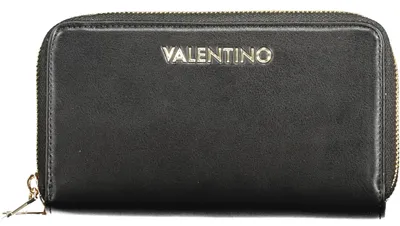 Image de Mario Valentino portefeuille pour femme en polyuréthane noir VPS9OG47CLIORE_NENERO