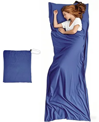 Immagine prodotto di Sacco a pelo leggero - Ideale per campeggio e viaggi - Blu