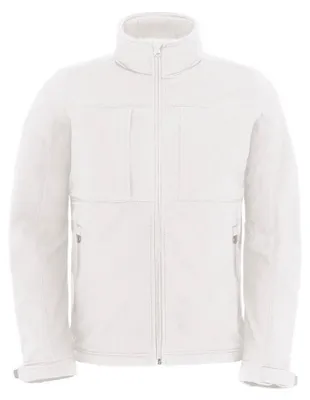 Immagine prodotto di B&C - Giacca softshell con cappuccio da uomo FK2539 (3XL) (bianco)