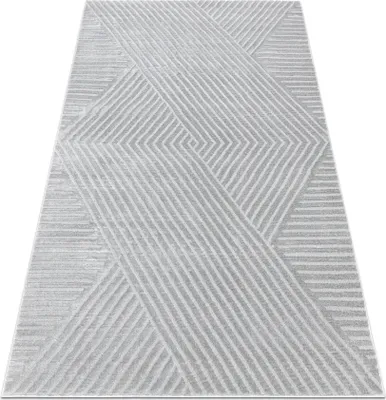 Zdjęcie produktu dla Dywan BALANCE 1503 - Geometryczny, strukturalny, glamour szary 140x190 cm