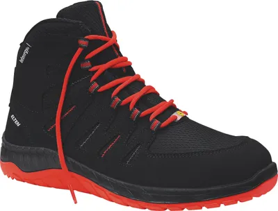 Produktbild von Elten MADDOX black-red Mid ESD S3S Sicherheitsschnürstiefel 769561 44 EU