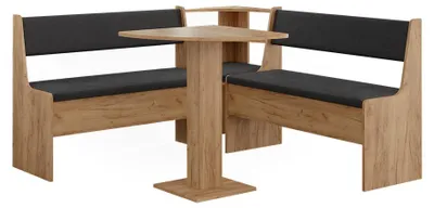 Image de Groupe de banquettes d'angle Vicco Roman Chêne de force doré 60x60cm, Model 63014