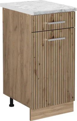 Zdjęcie produktu dla Szafka dolna do kuchni Vicco R-Line Dąb rzemieślniczy 40 cm BP Marmur, Model 49110