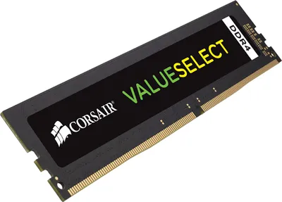 Produktbild von Corsair ValueSelect 8 GB, DDR4, 2666 MHz, 8 GB, 1 x 8 GB, DDR4, 2666 MHz, 288-pin DIMM, Schwarz