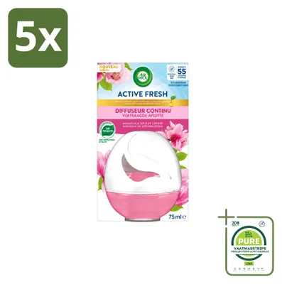 Productafbeelding van 5 x Air Wick Deco Sphere geurverspreider Magnolia & Kersenbloesem – 75 ml - Grote verpakking - 5 stuks