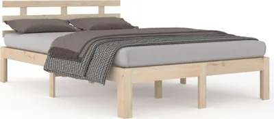 Produktbild von vidaXL Massivholzbett ohne Matratze 160x200 cm