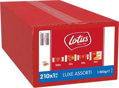 Produktbild von Lotus - Lotus Kekse Luxury Assorted, Sortiment von 210 Keksen