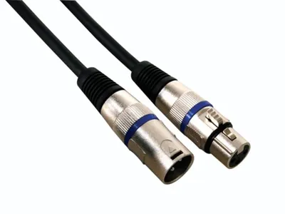 Immagine prodotto di Cavo Xlr - Xlr maschio a Xlr femmina - 10 M - Nero
