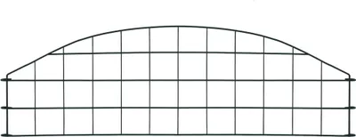 Immagine prodotto di Set Recinzione da Giardino ad Arco 77,3x26 cm Verde
