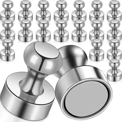 Image de Aimants puissants, lot de 20, mini-aimants 12 x 16 mm, aimants en néodyme, aimants ultra-puissants, aimants pour tableaux magnétiques, aimants puissants pour réfrigérateurs, tableaux d'affichage, aimants musicaux, tableaux blancs