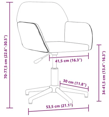 Obrázok produktu pre vidaXL Kancelárske kreslo otočné čierna látka