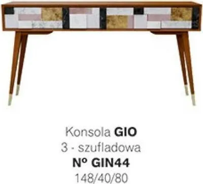 Produktbild von Konsolentisch Tisch Konsole Kommode Sideboard Holz Modern Luxus Design Möbel