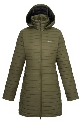 Imagen del producto de Regatta - Chaqueta para mujer "Selenar", modelo largo RG13724 (talla 36 DE), color verde oliva