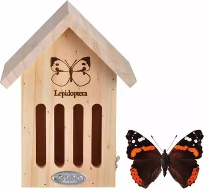 Produktbild von Esschert Design Schmetterlinghaus mit Silhouette; WA39