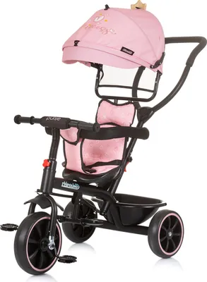 Zdjęcie produktu dla CHIPOLINO Rowerek trójkołowy z baldachimem Pulse 2w1 Princess