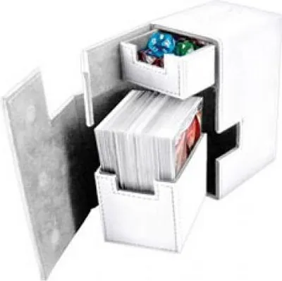 Immagine prodotto di Ultimate Guard Flip'n'Tray Custodia per mazzi 80+ Xenoskin Weiß