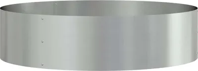 Immagine prodotto di vidaXL Anello per piante argento 80 x 80 x 20 cm Acciaio zincato