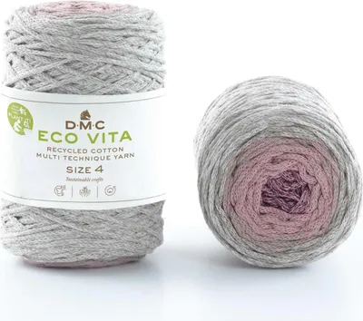 Obrázok produktu pre DMC Eco Vita 4 Multico – 80 % recyklovanej bavlny a 20 % polyesteru (farba 103)