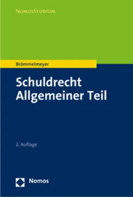 Produktbild von Brömmelmeyer, C: Schuldrecht Allgemeiner Teil