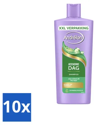 Immagine prodotto di 10 flaconi di shampoo Andrélon "Ogni Giorno" - 685 ml - Confezione - 10 pezzi