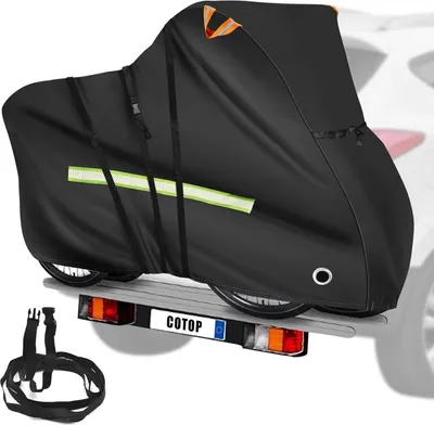 Produktbild von Wasserdichte Fahrradhülle für 2 Fahrräder | Robuste Oxford Fahrradabdeckung