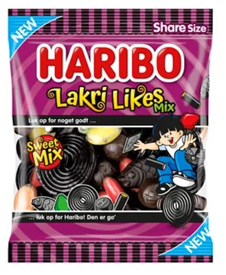 Produktbild von Haribo Lakri Likes 350g