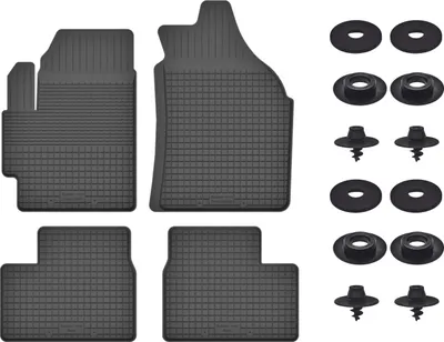 Produktbild von Gummimatten Mit Stoppern Für: Suzuki  Liana (2001-2004) Schwarz Set