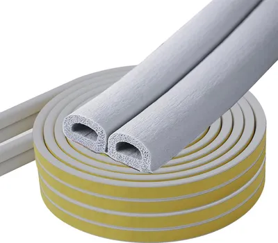 Produktbild von Dichtungsband Selbstklebendes für Türen Fenster, 20M Türdichtung Selbstklebendes Fensterdichtung, Schaumstoffband Türdichtung Fenster zum Blockieren von Rissen und Lücken,10M x 2 Rollen (Grau)