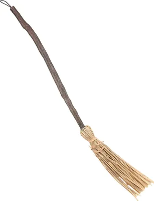 Produktbild von Hexenbesen Hexenkostüm-Zubehör braun-beige 90cm