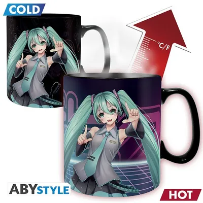 Produktbild von Kubek zmieniający kolor Hatsune Miku - Hatsune Miku (460 ml)