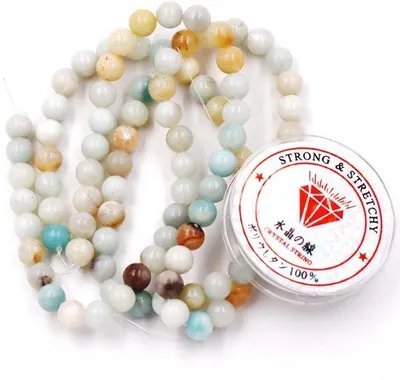 Produktbild von Kugeln 10mm Energiesteen Armband Mixfarbe 76 Stück