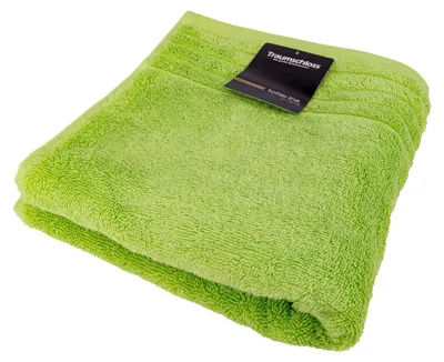 Produktbild von Traumschloss Frottier-Line Premium Badetuch 100 x 150 cm grün 100% ägäische Baumwolle mit 600g/m²