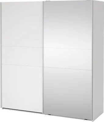 Produktbild von Como Schiebetürenschrank 2 Türen 180x200cm weiß.