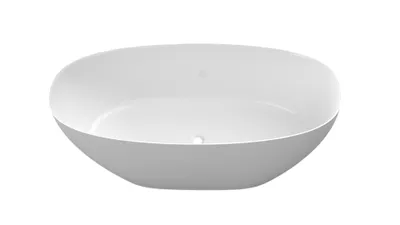 Produktbild von Freistehende Badewanne Nordic 160 cm, oval, weiß, Mineralverbundstoff, Ideal.X