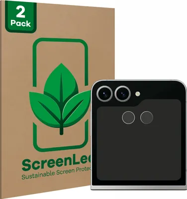 Produktbild von 2x ScreenLeaf Schutzfolie für Samsung Galaxy Z Flip 6 (NUR Kameraschutz) Displayschutz Display Schutz Folie Klar Transparent