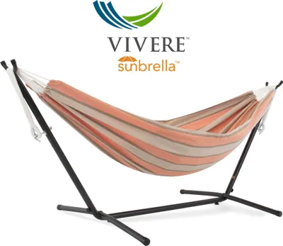 Produktbild von Vivere Combo Sunbrella Hängematte mit Ständer (280 cm)