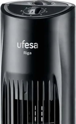 Produktbild von Ufesa 84105611, Haushaltsturmventilator, Schwarz, Flur, Tisch, Drehregler, 2 h, AC