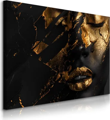 Immagine prodotto di Muralo Quadro su tela per soggiorno Canvas RITRATTO Donna Glamour Astrazione L. 30 cm x A. 20 cm