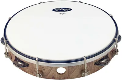 Image de Stagg TAB-110P/WD Tambourin naturel 10" avec membrane
